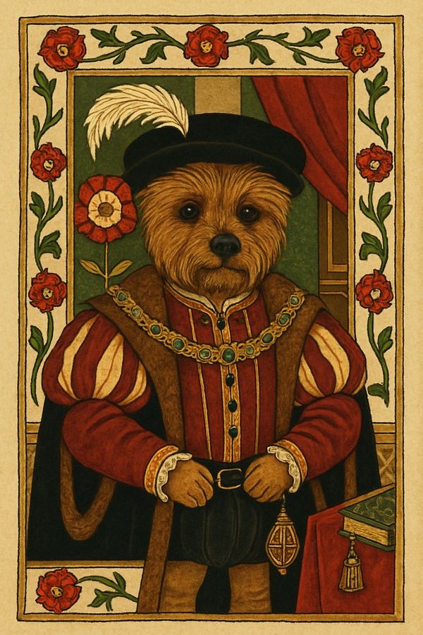 Stevie as a Tudor courtier