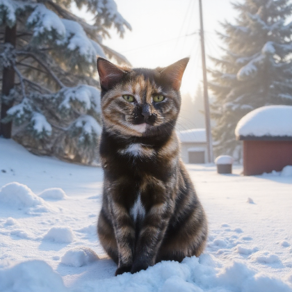 Hana on an autumn trail
