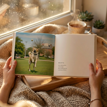 Tribute book portrait page